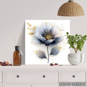 Blue Poppy Art