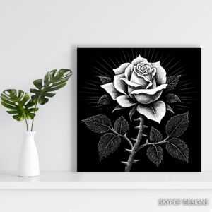 Rose Bloom Art