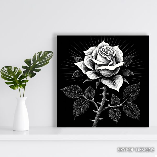 Rose Bloom Art