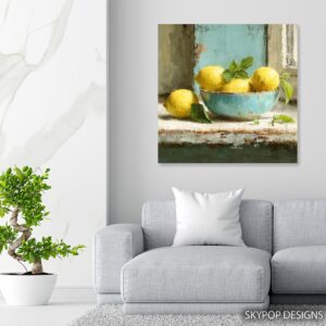 Lemon Bowl Art