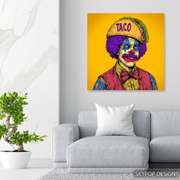 Taco Clown Art