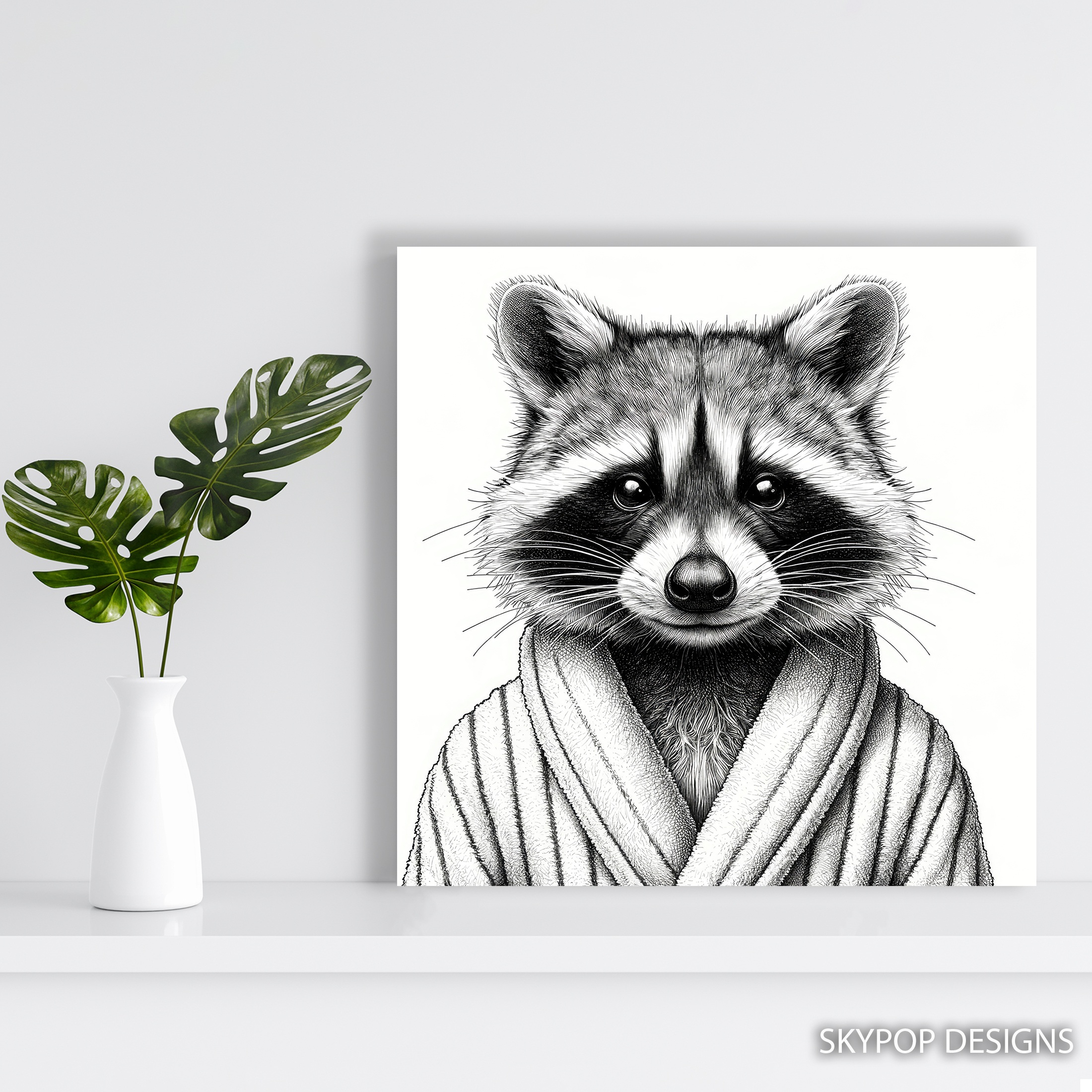 5.jpg Raccoon Art