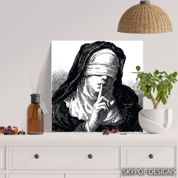 Silence Gesture Art