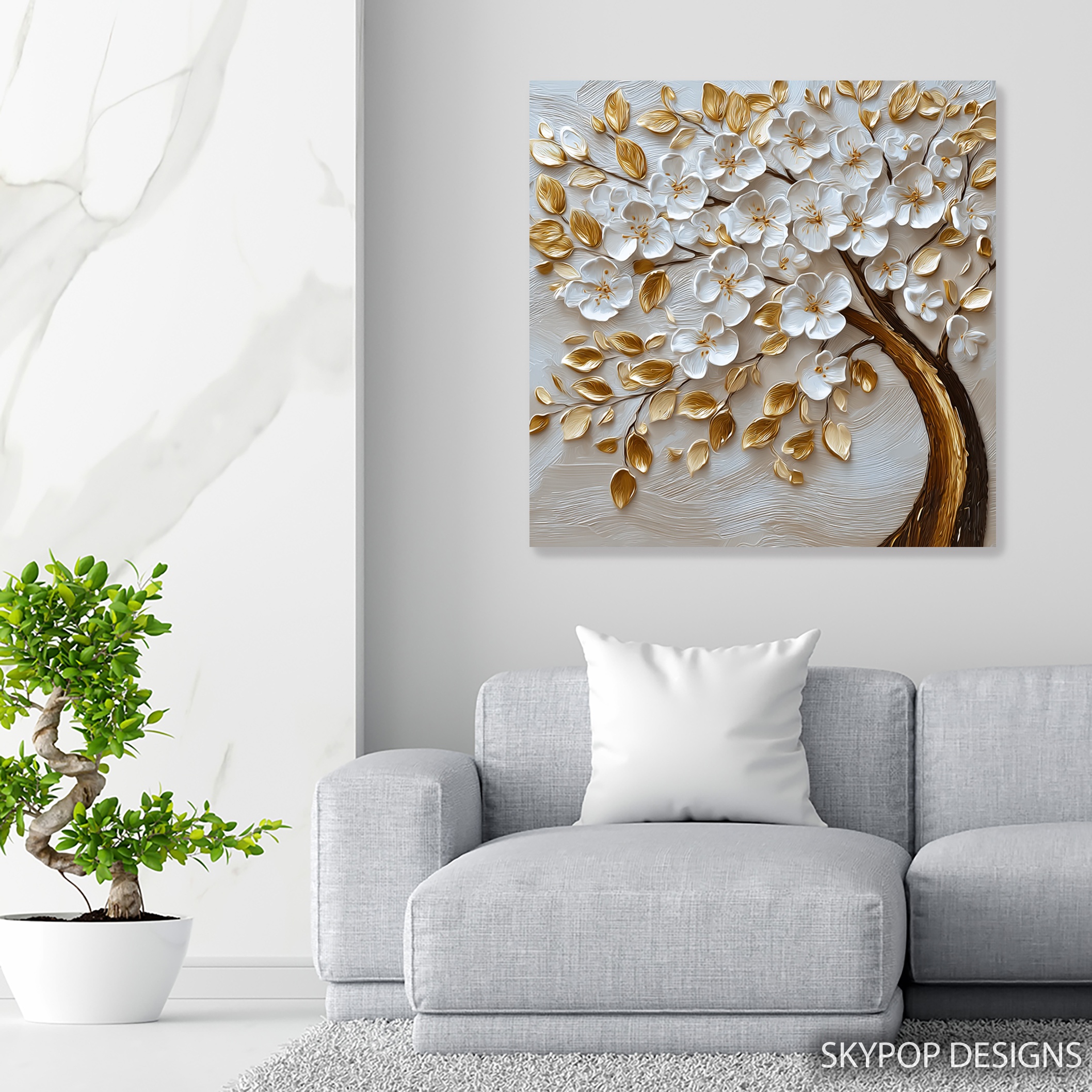 5.jpg Golden Blossom Tree Art