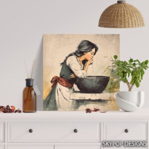 Vintage Water Pitcher Art