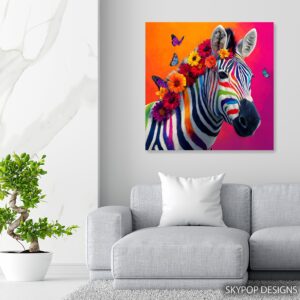 Zebra Butterflies Art