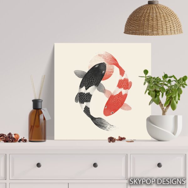 Koi Fish Art