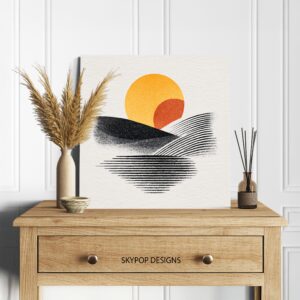 Sunset Horizon Art