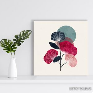 Geometric Floral Art