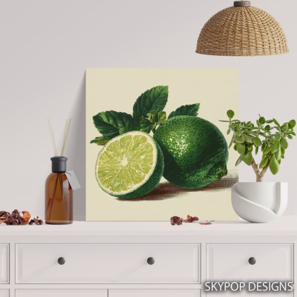 Zesty Lime Botanical Art