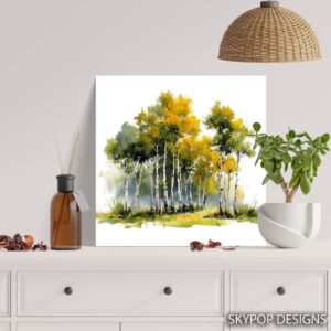 Birch Forest Art