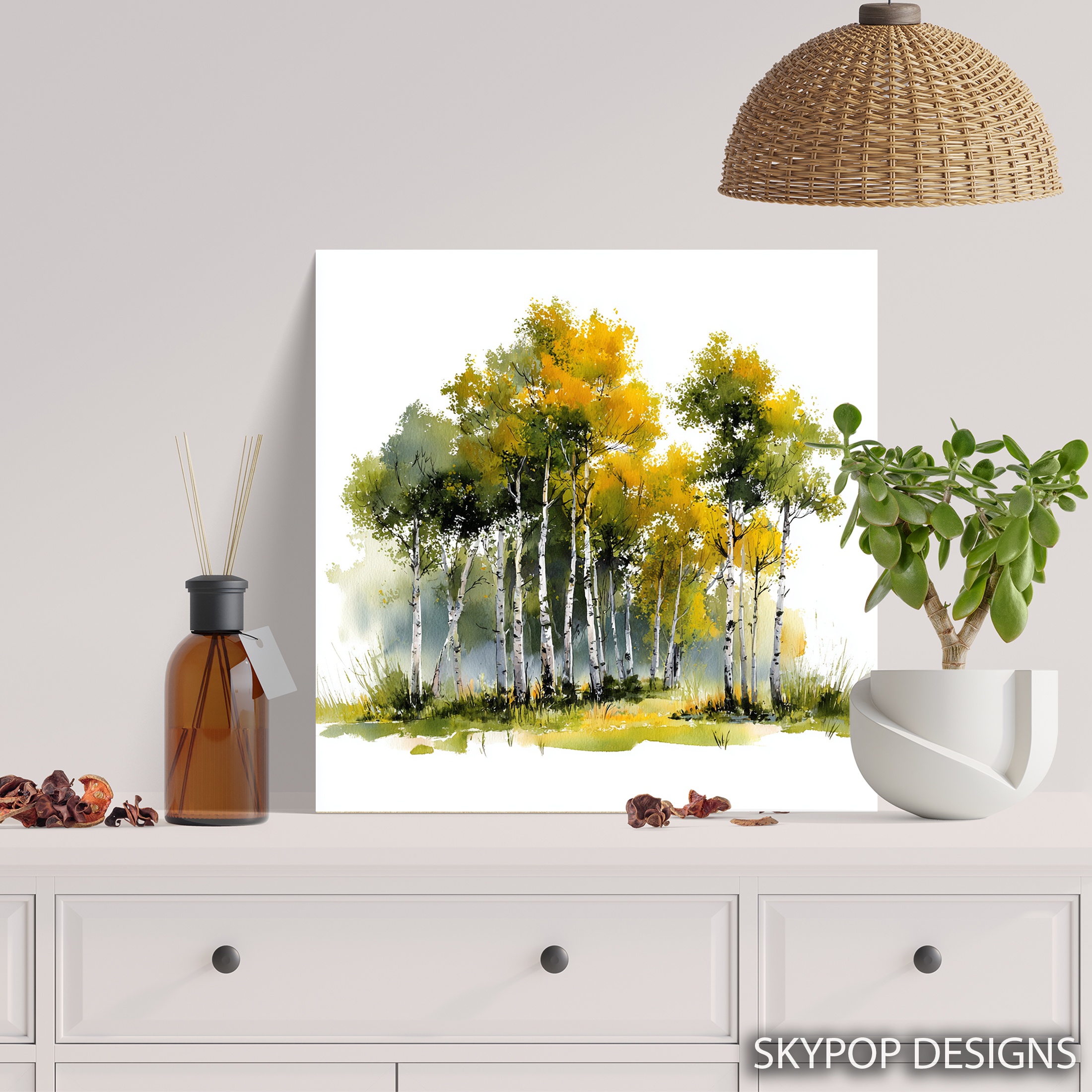 5.jpg Birch Forest Art