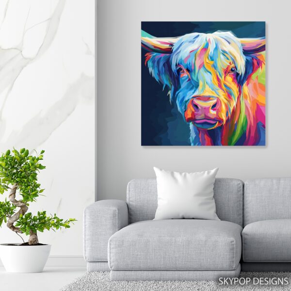 Highland Cow Art