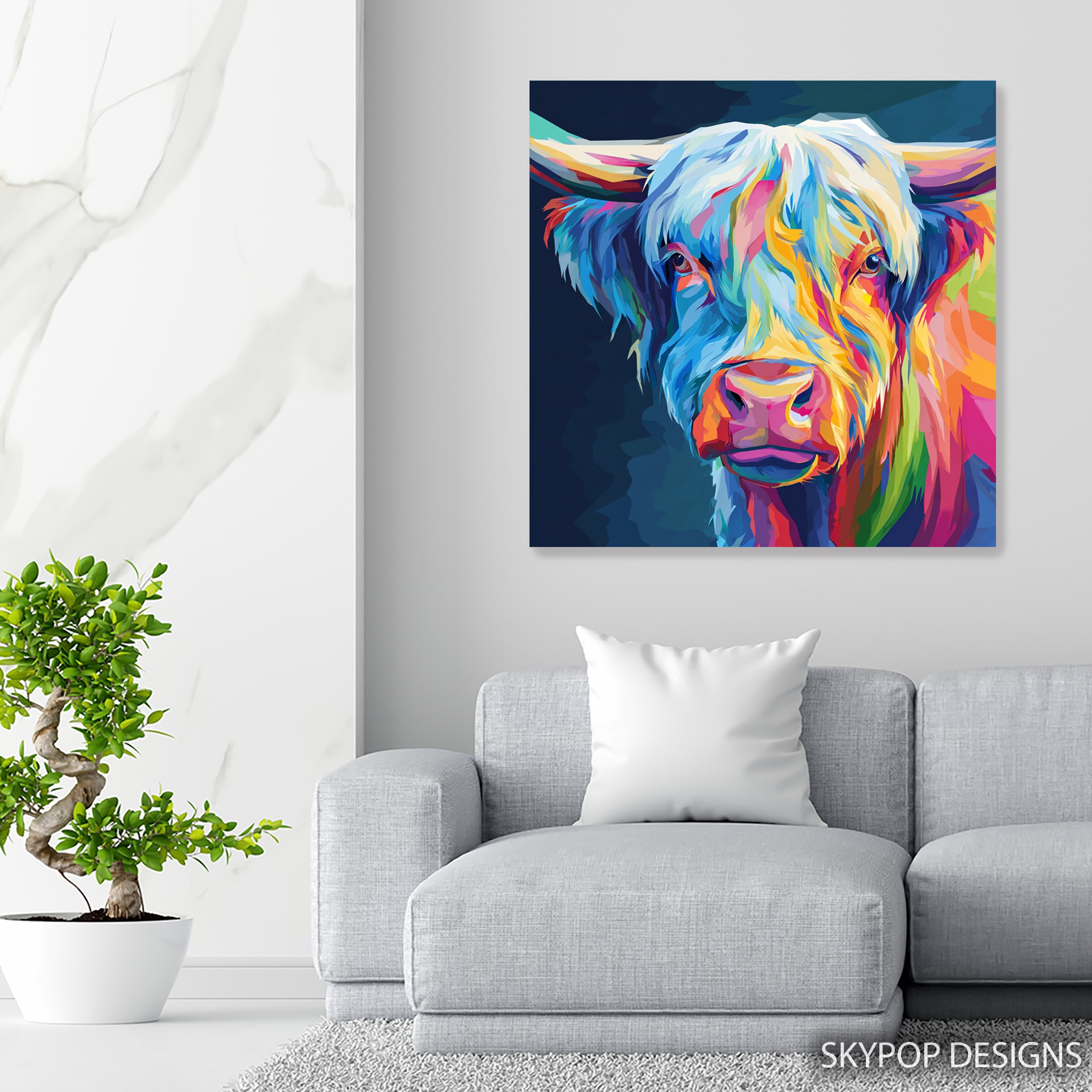 5.jpg Highland Cow Art