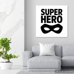 Superhero Mask Art