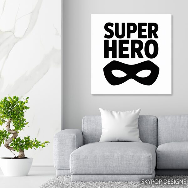 Superhero Mask Art