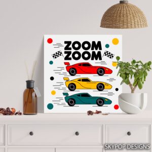 Zoom Zoom Racing Art