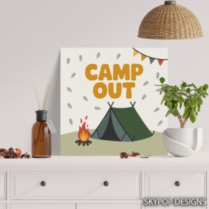 Camp Out Adventure Art