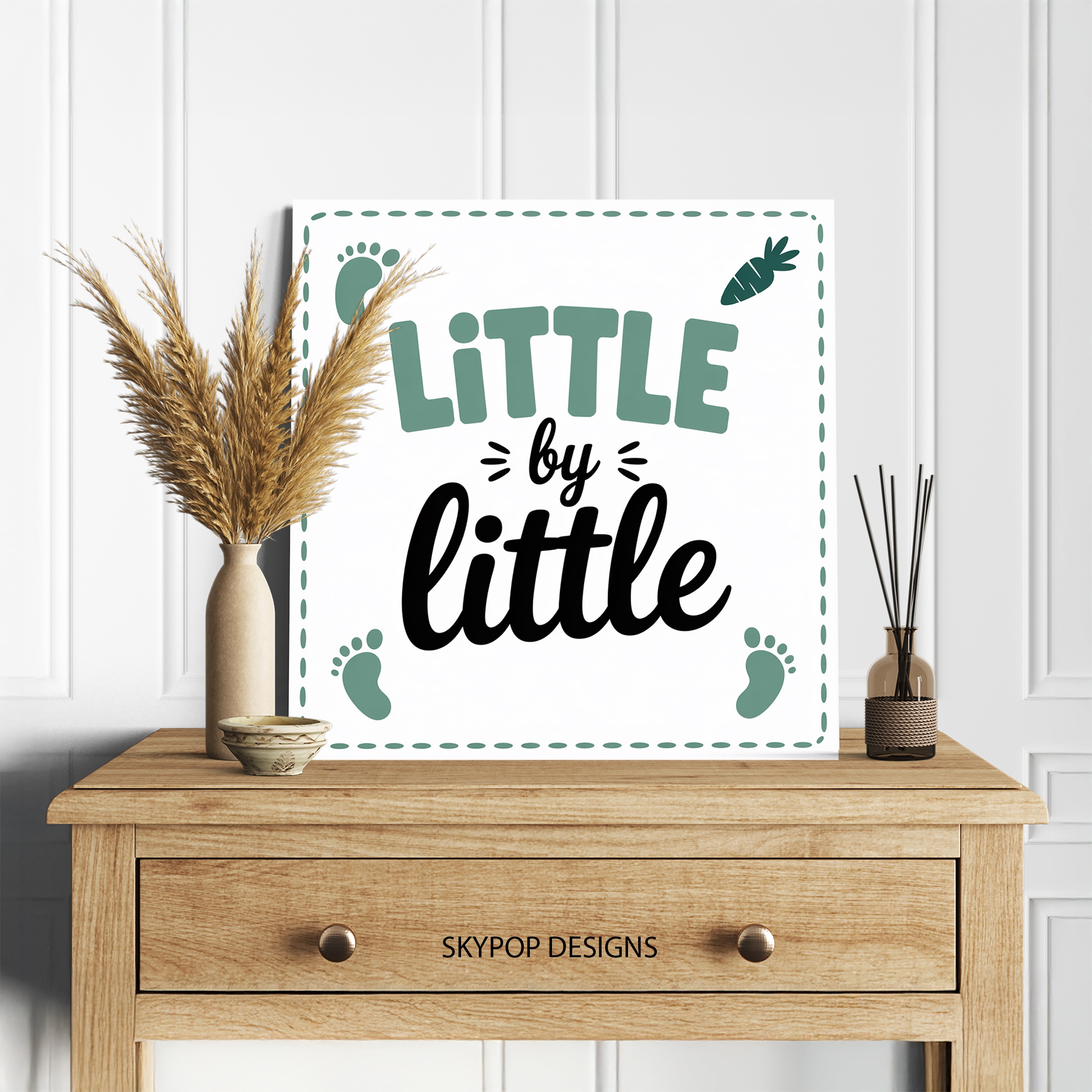 5.jpg Little By Little Baby Footprint Art