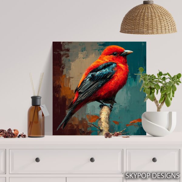 Scarlet Tanager Bird Art
