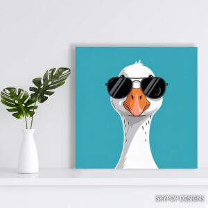 Cool Duck Sunglasses Art