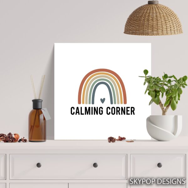 Rainbow Calming Corner Art