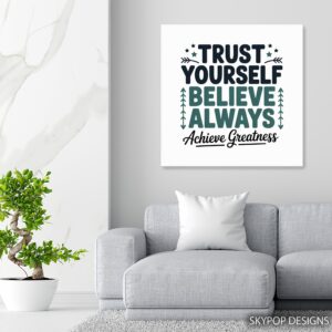 Self-Belief Inspiration Art