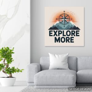 Mountain Compass Art