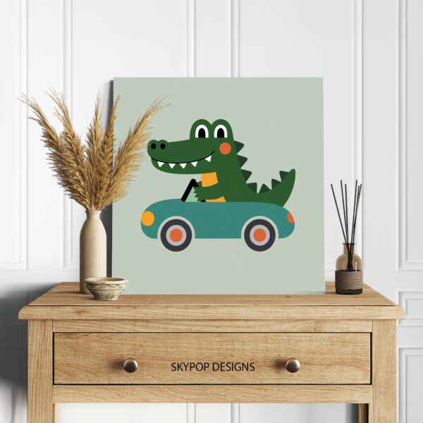 Crocodile Car Art