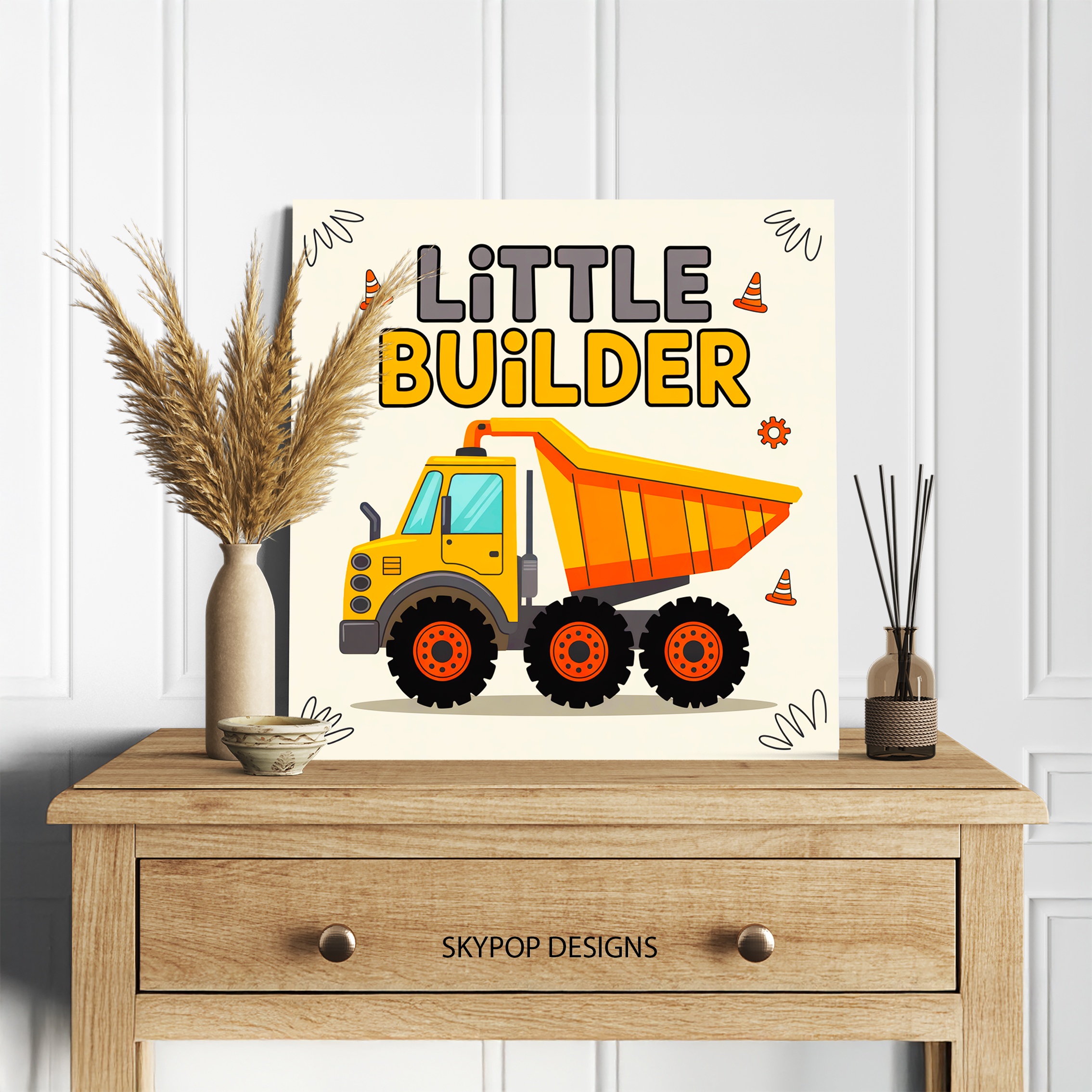 5.jpg Little Builder Truck Art