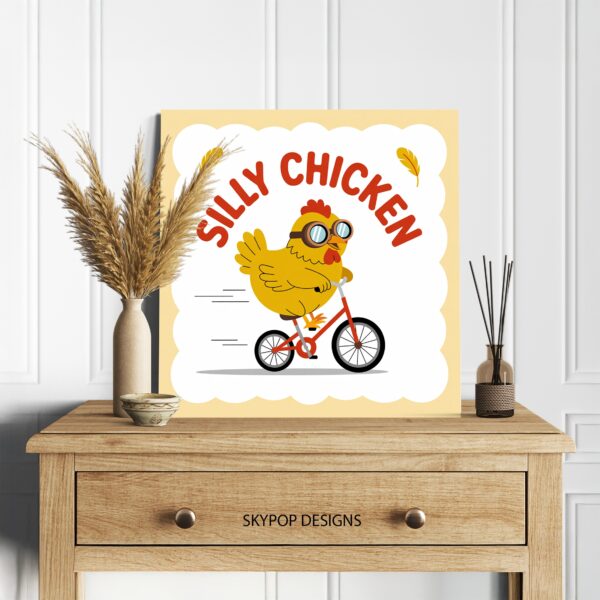 Cycling Chicken Art
