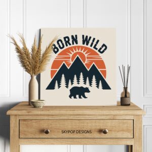 Born Wild Bear Art