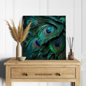 Peacock Feather Art