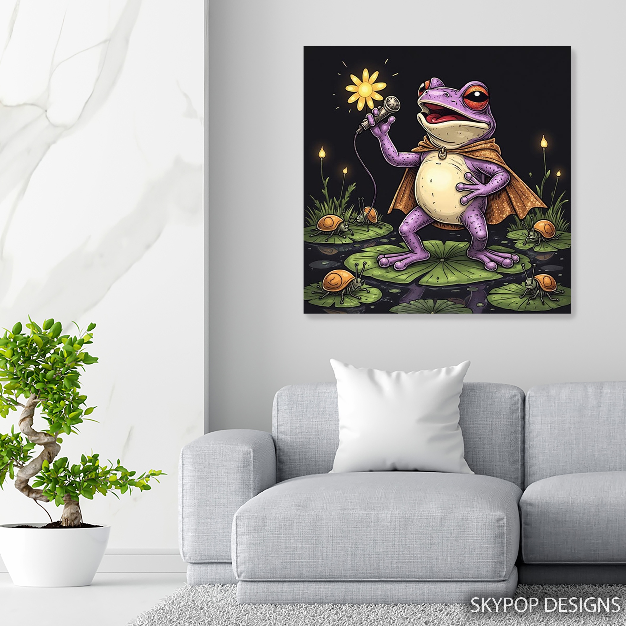 5.jpg Singing Frog Art