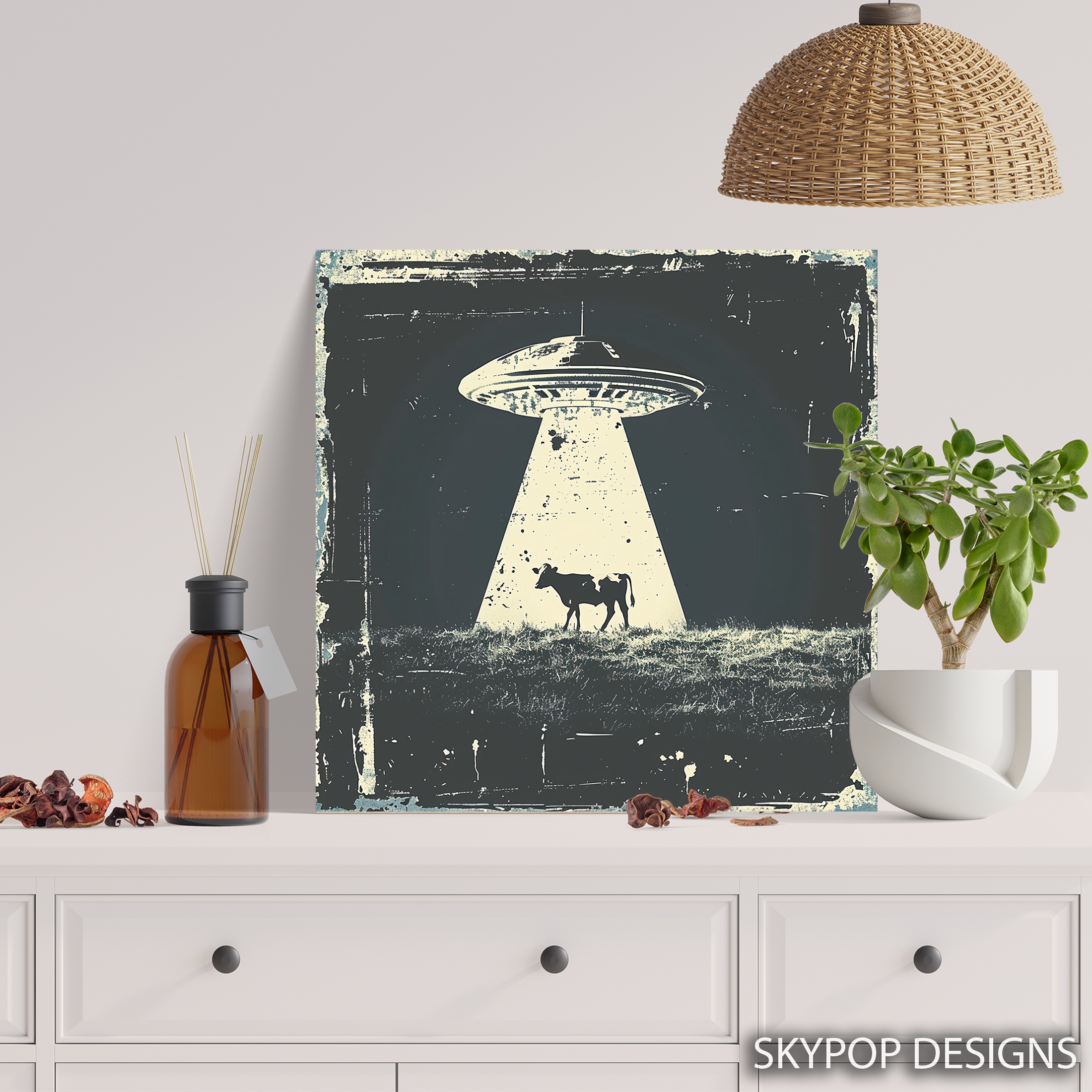 5.jpg UFO Cow Abduction Art