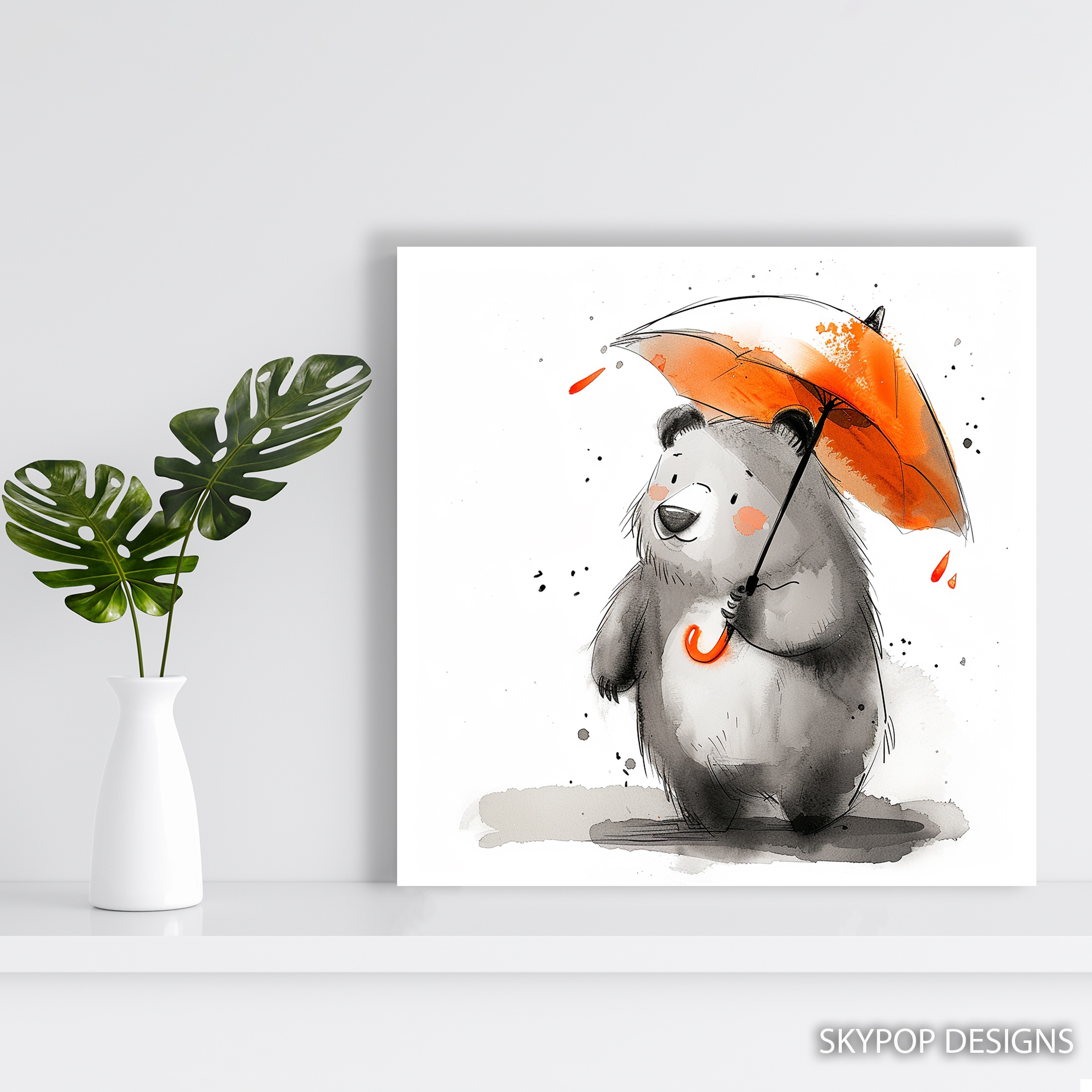 5.jpg Bear Umbrella Art
