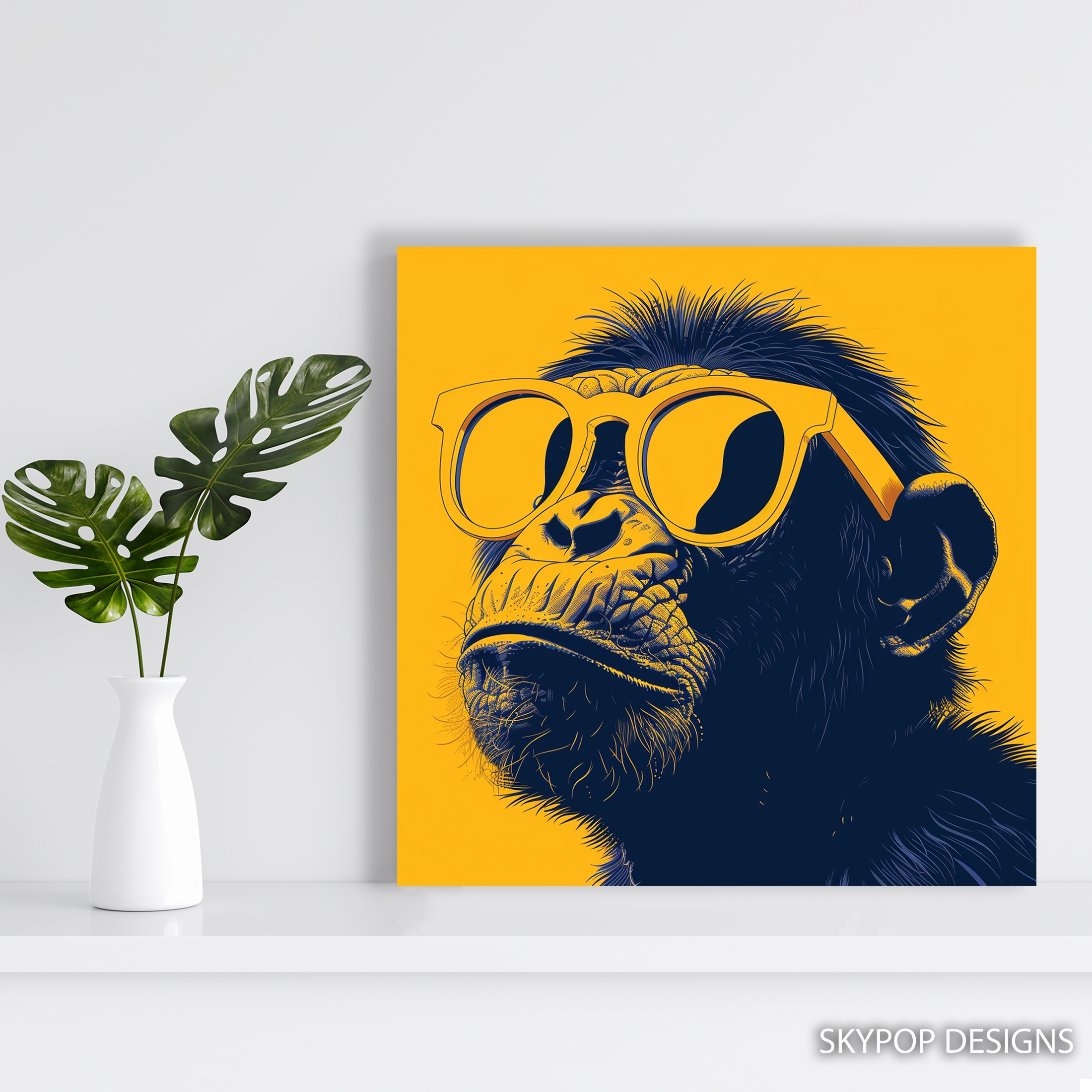 5.jpg Chimpanzee Art
