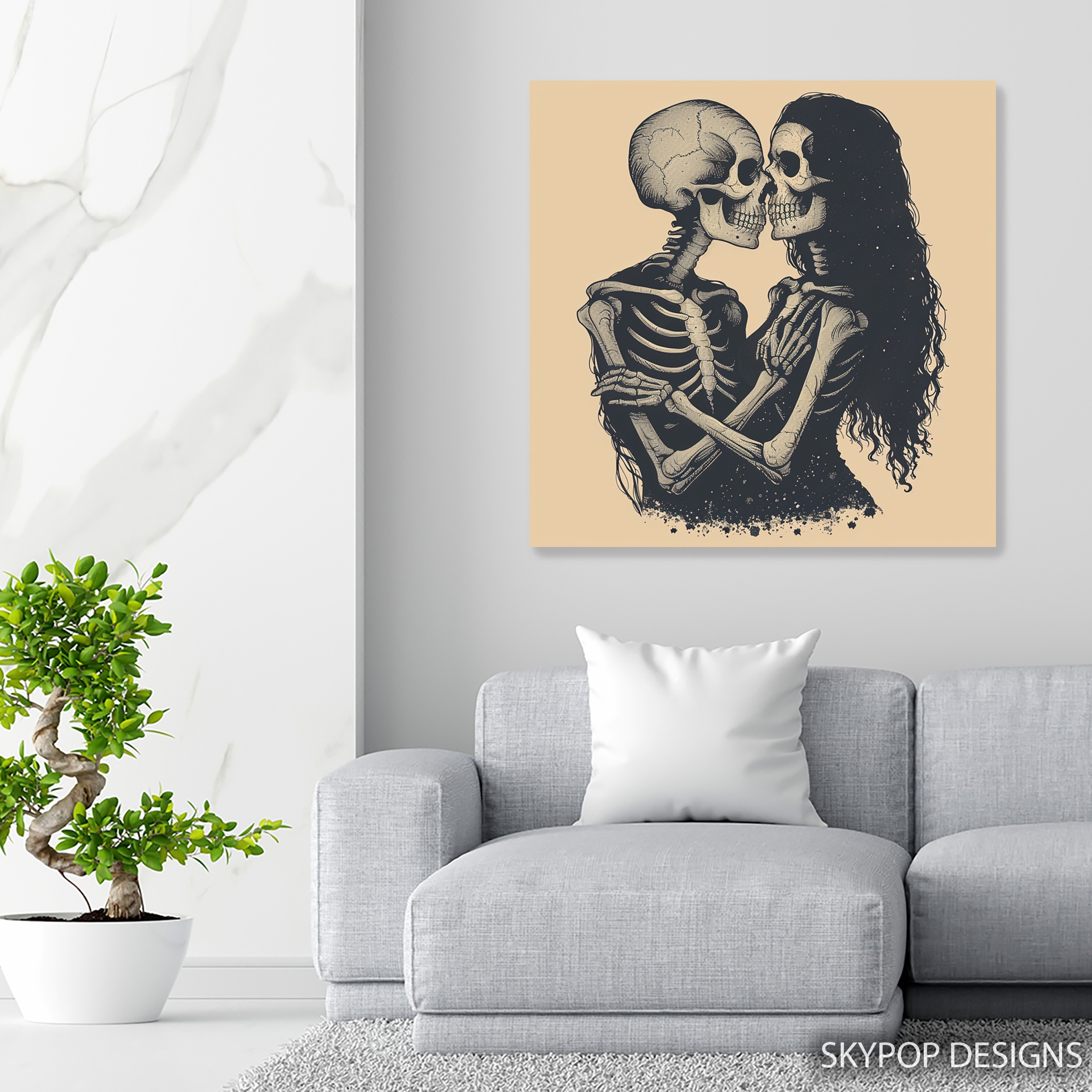 5.jpg Eternal Love Skeleton Art