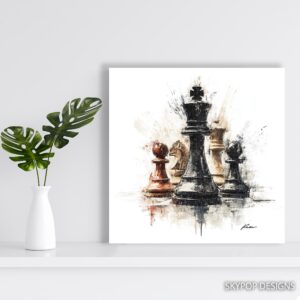 Chess Pieces Art