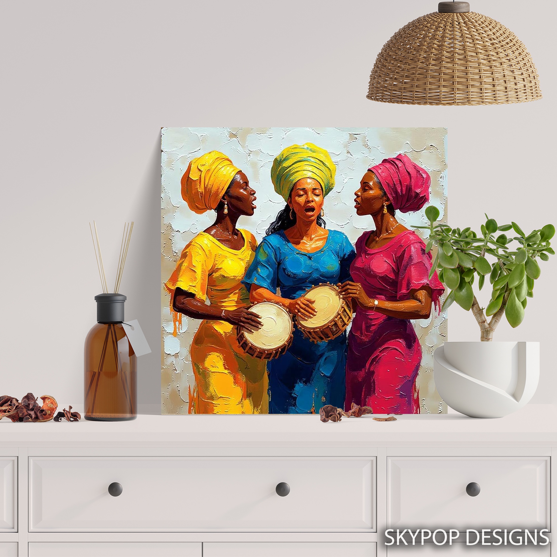 5.jpg African Drummers Art