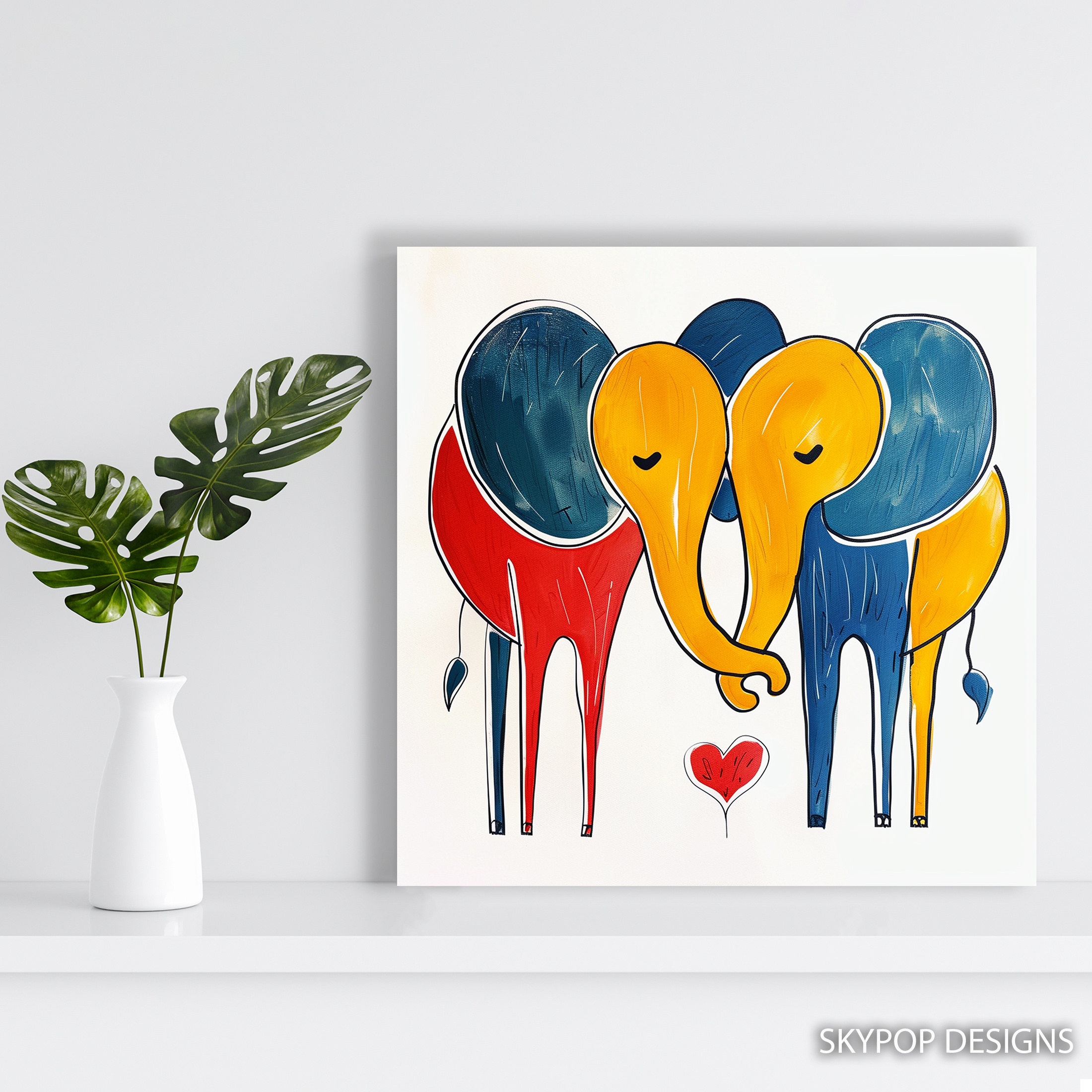 5.jpg Elephant Love Art