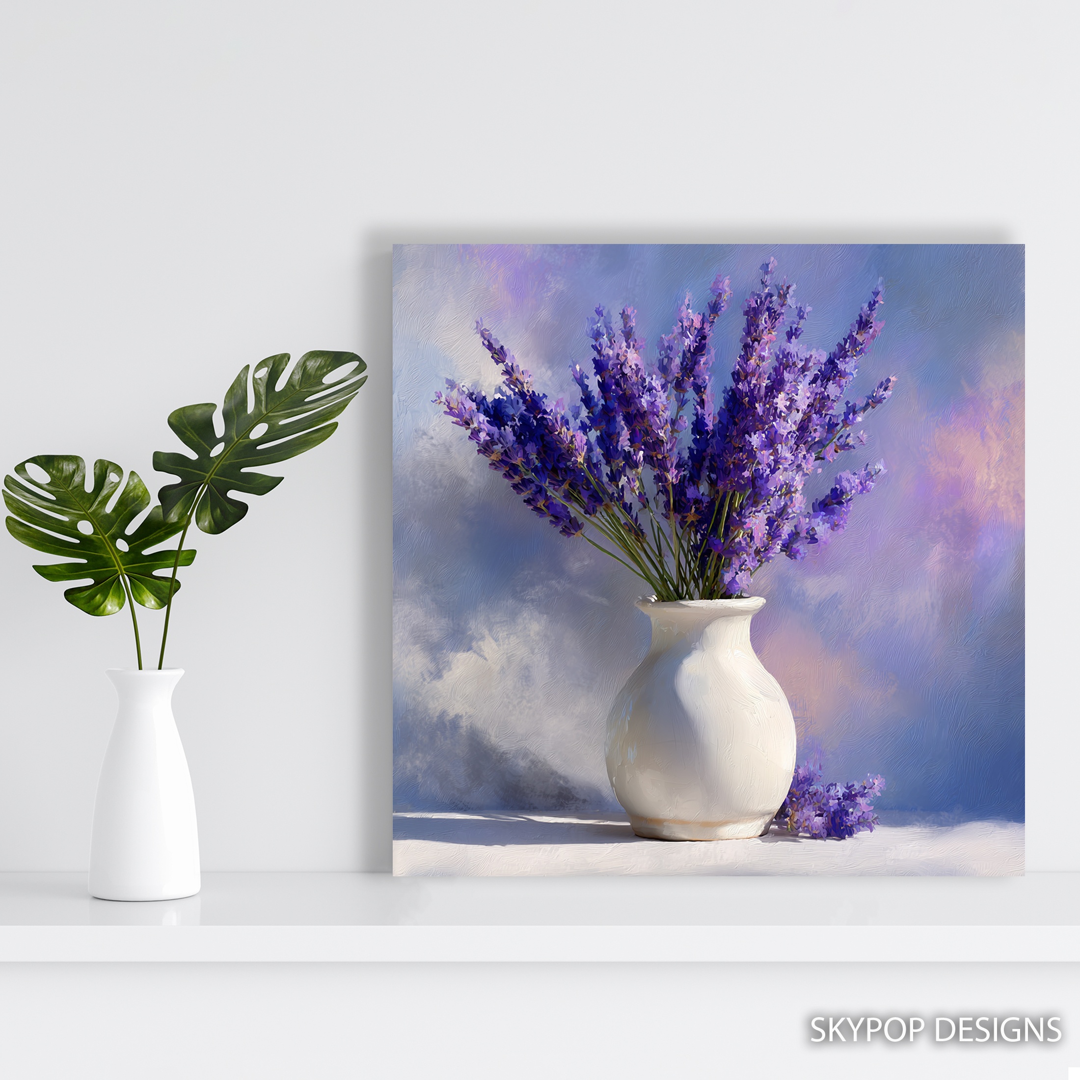 5.jpg Lavender Vase Art