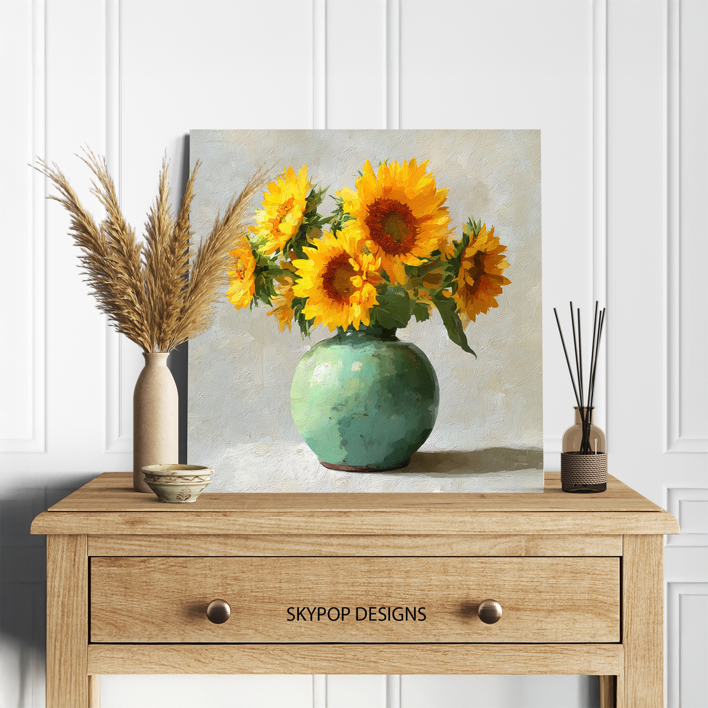5.jpg Sunflower Vase Art