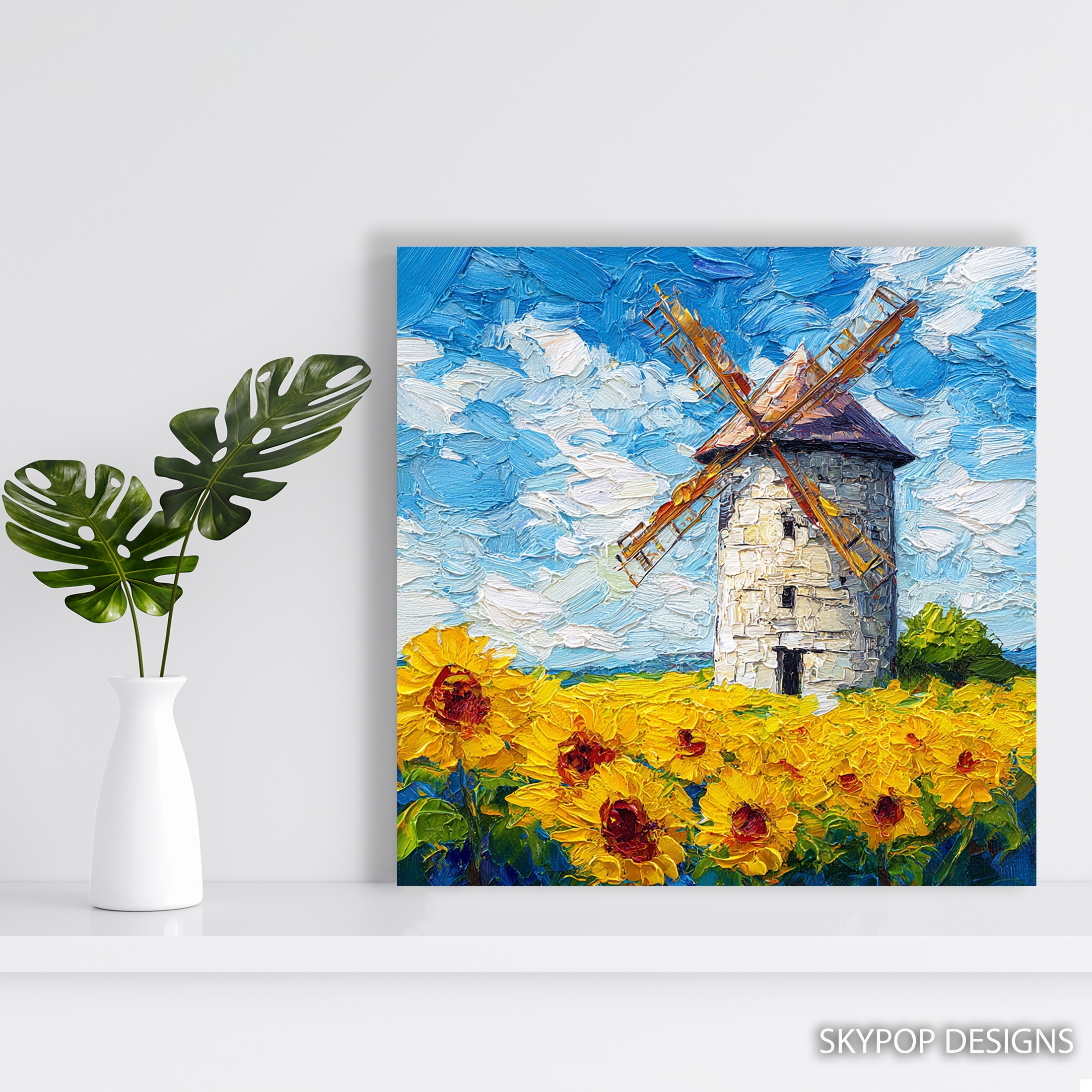 5.jpg Sunflower Windmill Art