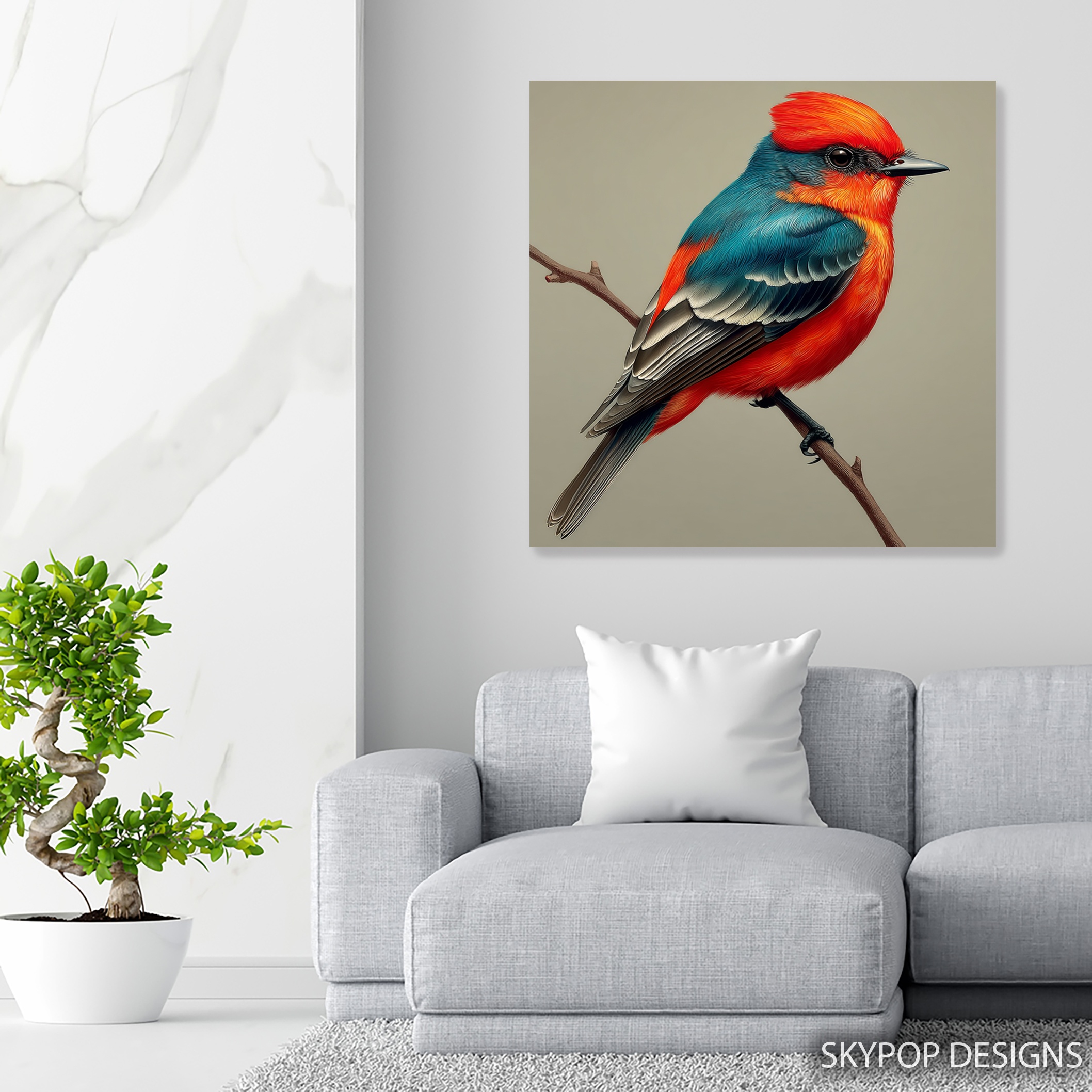 5.jpg Vermilion Flycatcher Art
