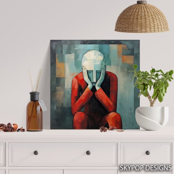 Reflective Figure Art