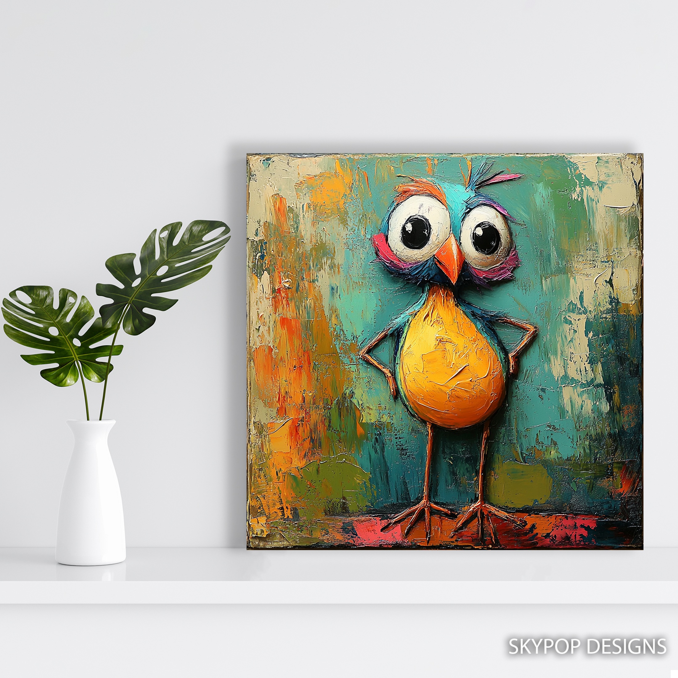 5.jpg Colorful Owl Art