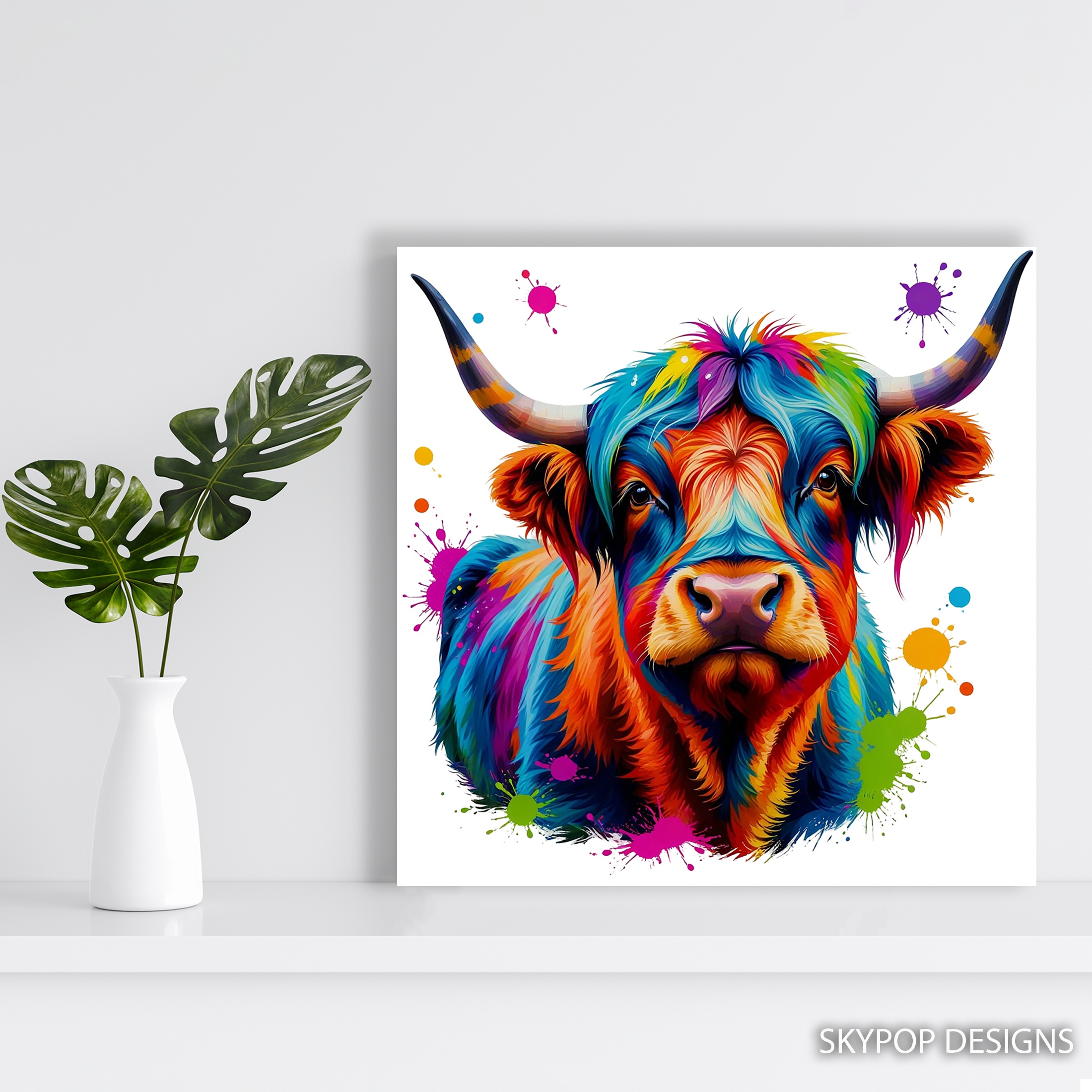 5.jpg Highland Cow Art