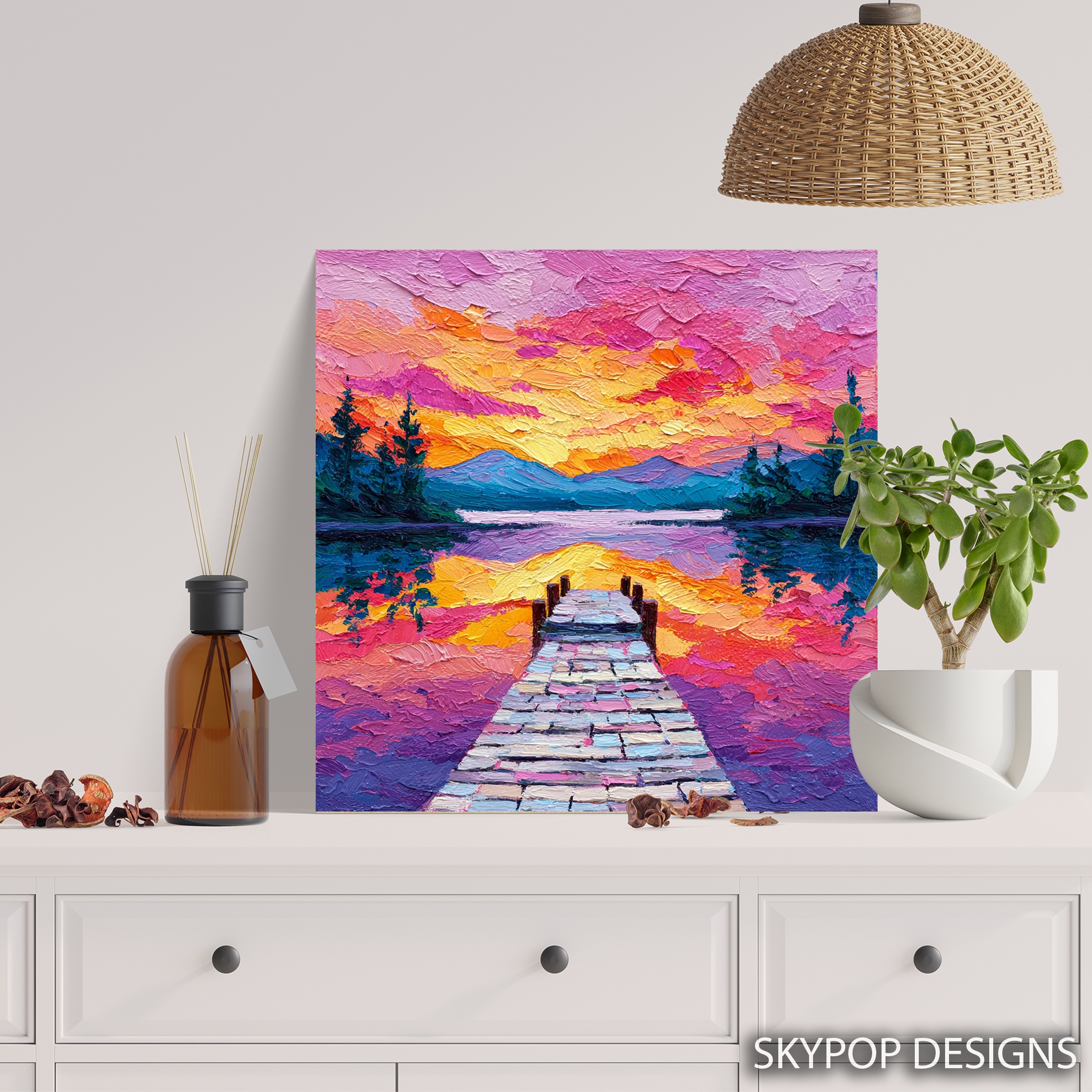 5.jpg Sunset Lake Art