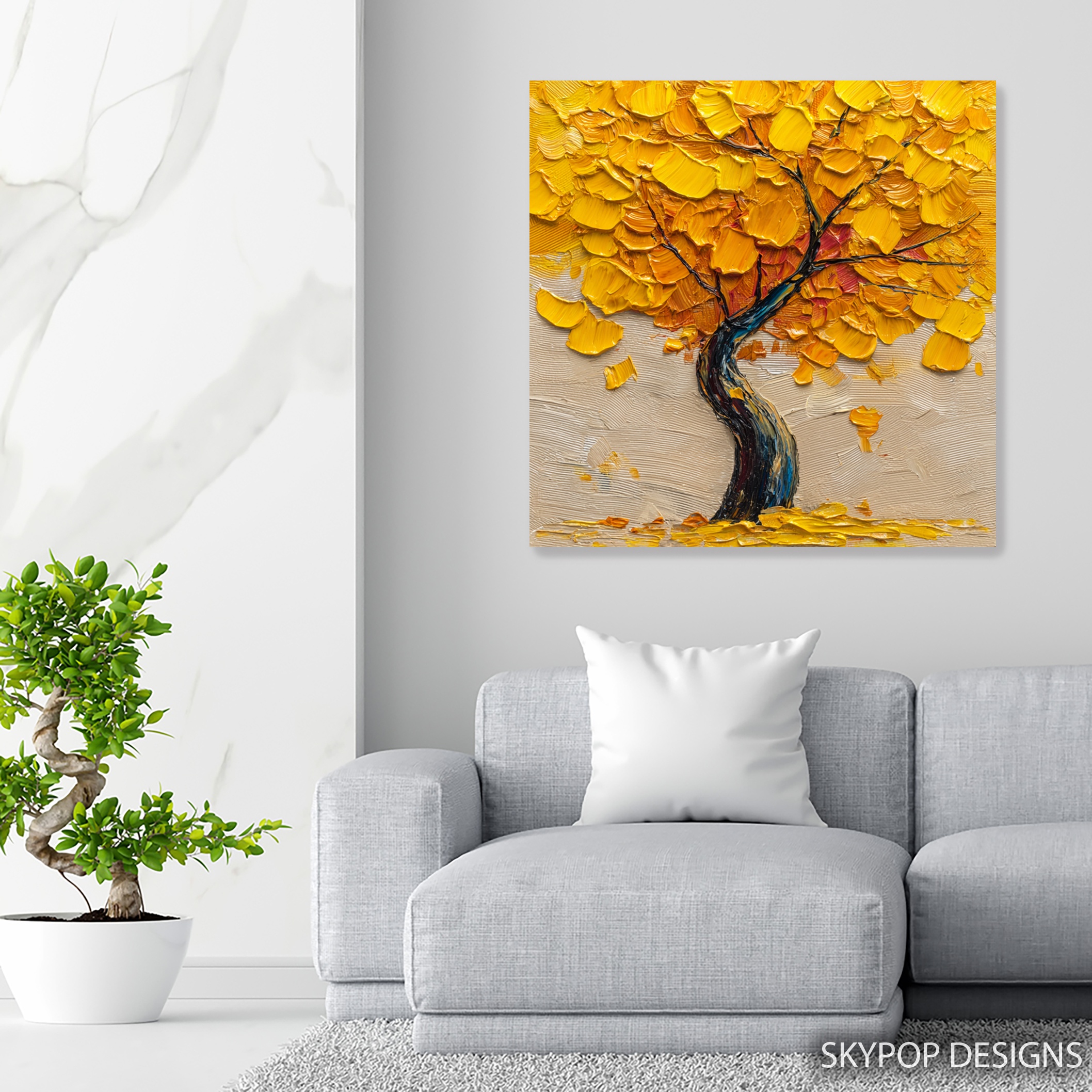5.jpg Golden Autumn Tree Art